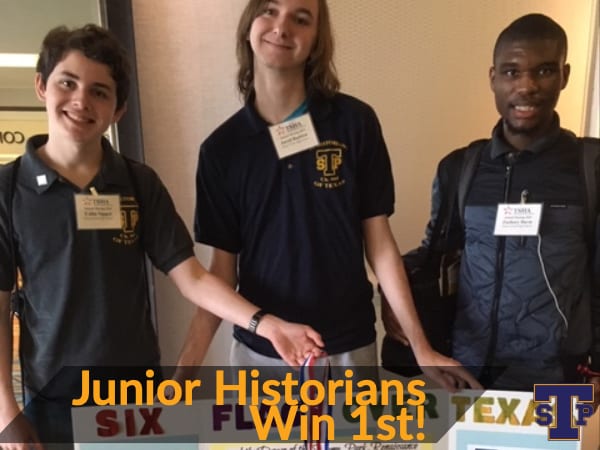 Junior Historians Win 1st!