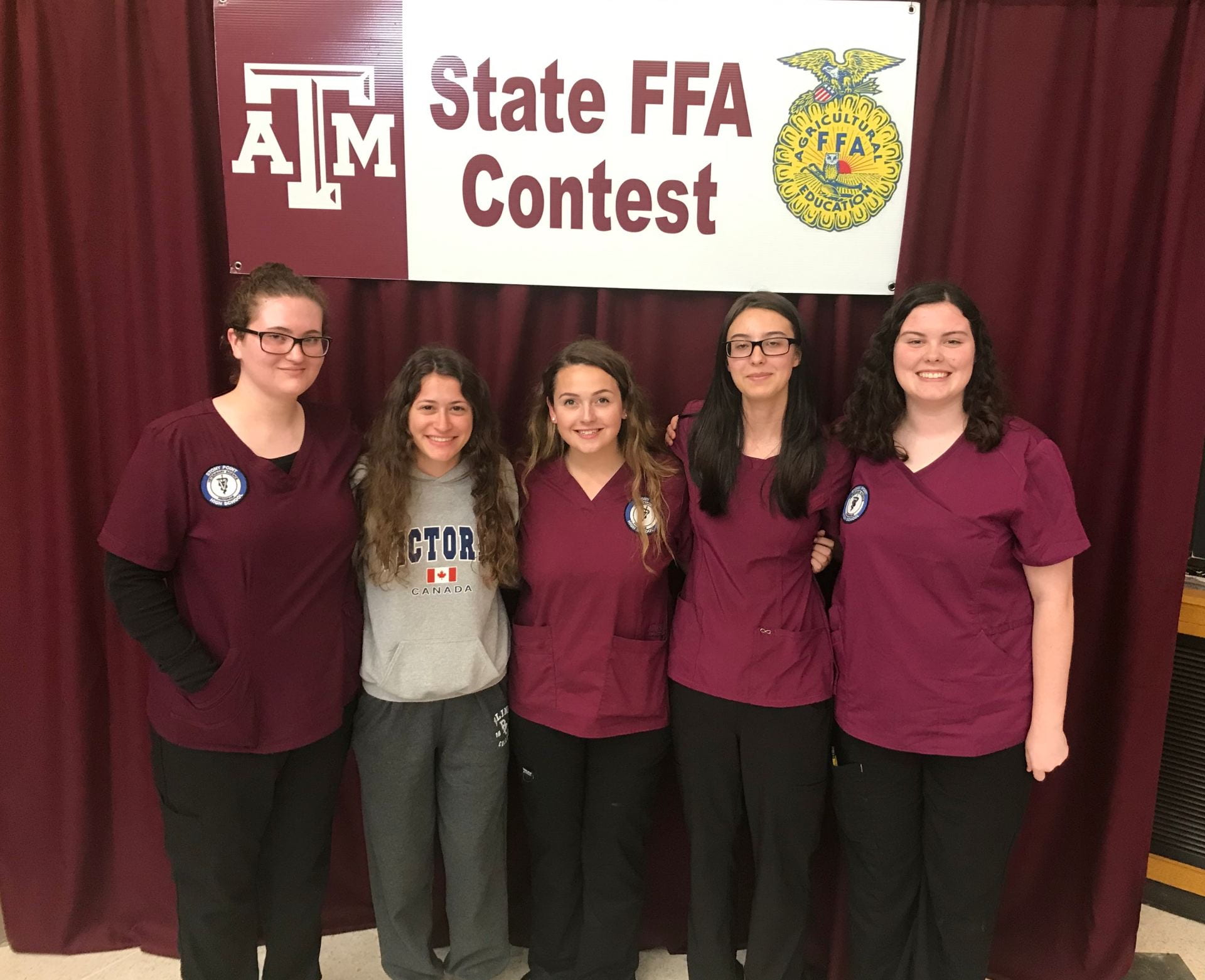 Vet Science Team Places at State FFA contest