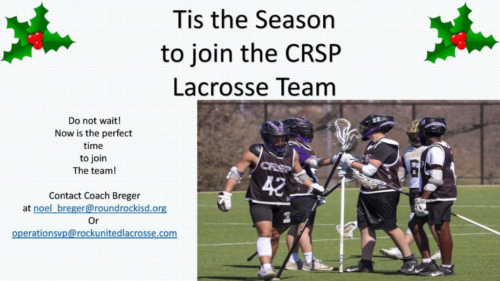Join the Stony Point Lacrosse Team